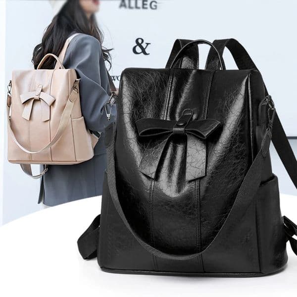 Anti-Theft Backpack 2025 New Retro Fashion Korean Version Versatile Soft Leather Bag Large Capacity Backpack 260114BJ