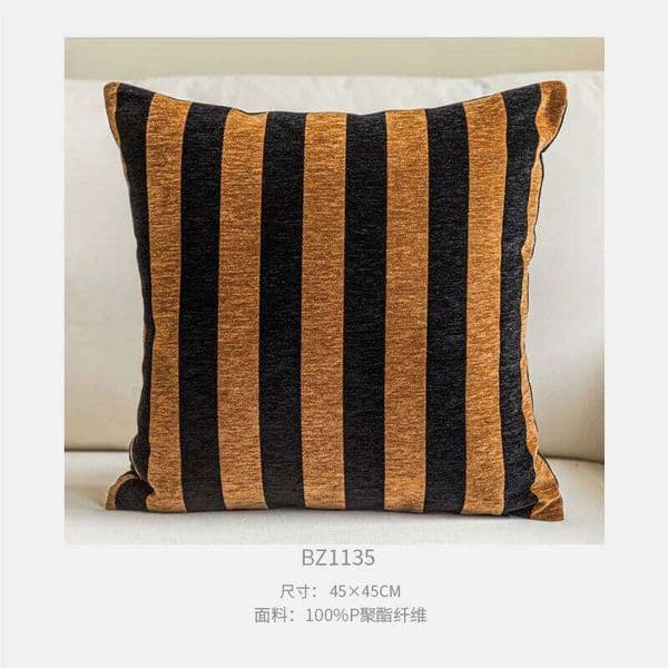 Pillow Case 2026 Light Luxury Cushion Cover Southern French Holiday Black Border Lumbar Pillow Case For Home Hotel Bed Living Room S 26H0117