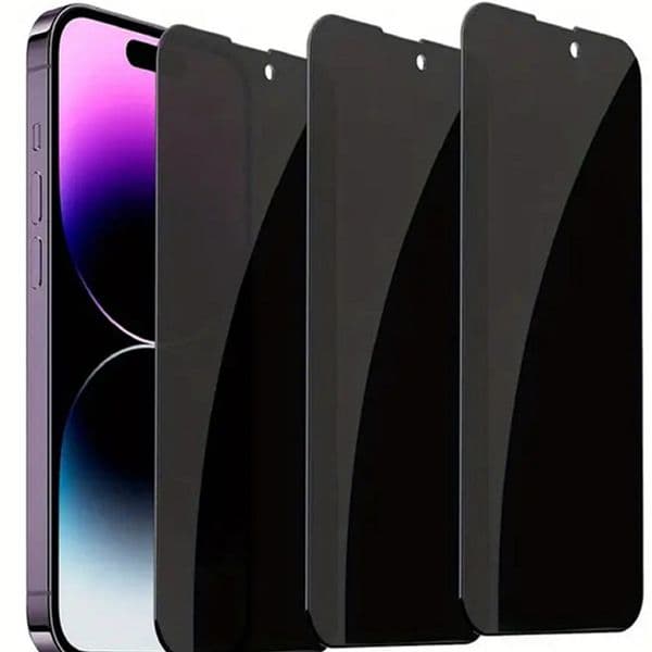 Peep Privacy Tempered Glass For iPhone 12 13 14 15 Pro Max 16 17 Anti Spy Screen Protector