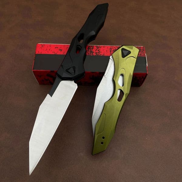 4Models 7650 Launch knife folding knife 13 Folding Knife/Knives 3 5 Two Tone CPM 154 Blade Anodized Aluminum Handles