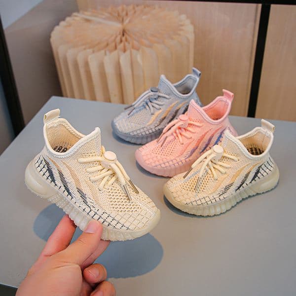 New Spring/Autumn Children Shoes Unisex Toddler Boys Girls Sneaker Mesh Breathable Fashion Casual Kids Shoes