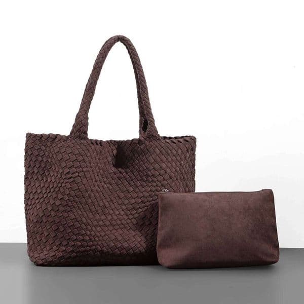 Women S Faux Suede Bag Trend Designer Handbags And Purses Velvet Shoulder Large Tote Bags For Travel Work JINXIANGGUO