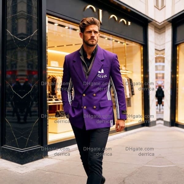 Mens Suits Blazers jacket Western clothing designer men Blazer autumn luxury outwear coat slim fit casual letter patchwork print womens fashion top