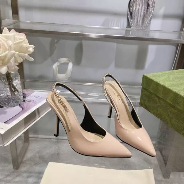 Designer heel luxury ladies' sandals genuine leather low heel shoes elegant ladies' formal shoes luxury Women's Designer heel
