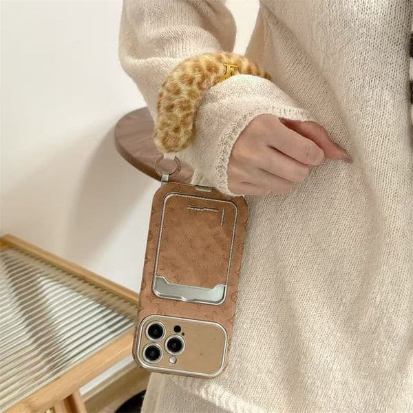 Designer Luxury Leather Phone Cases For iPhone 17 Pro Max 17pro 17 16promax 16pro 16 15promax 15pro 15 14 Fitted Cases Fashion Phone Case with Card Holder Cover