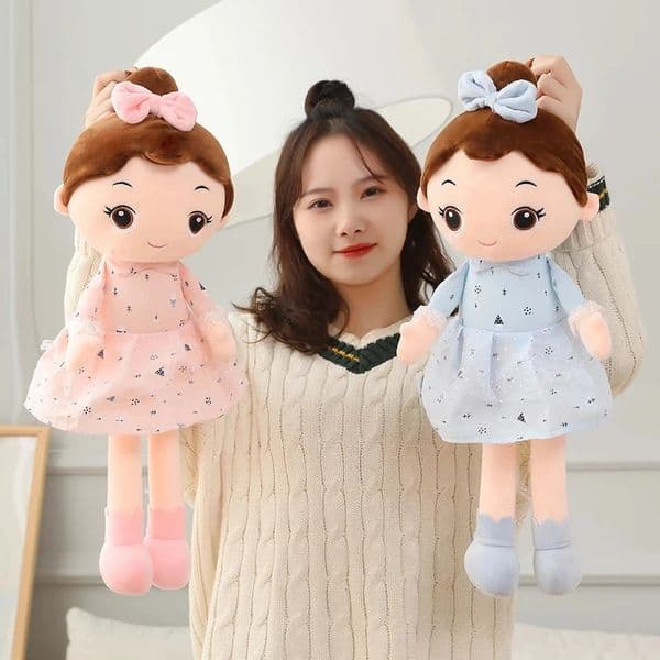 4590cm Super Kawaii Plush Girls Doll with Clothes Kid Baby Appease Toys Stuffed Soft Cartoon for Children Gift 260119