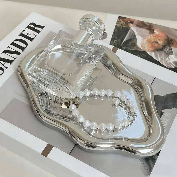 1pc Cloud-Shaped Jewelry Tray - Decorative Plate Earrings, Bracelets & Necklaces,Ideal Home Dcor Gift for Men and Women 26H0118