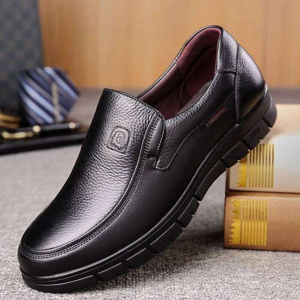 New Genuine Leather Handmade Casual Shoes For Men Flat Platform Walking Shoe Outdoor Footwear Loafers Breathable Sneakers XJ260120