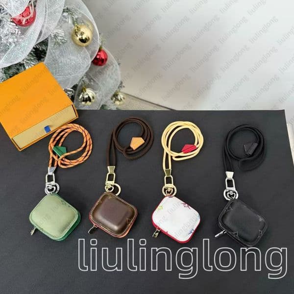 luxury necklace Pouch Earphone Case luxury designer bag charm designer purse wallet cardholder
