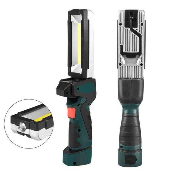 New Portable COB LED Flashlight USB Rechargeable Work Light Magnetic Lanterna Hanging Lamp with Built-in Battery Camping Torch X260120