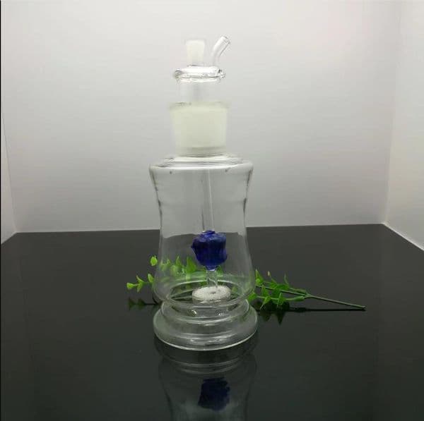 Super big mouth rose glass filter water bottle Glass bongs Oil Burner Pipes Rigs Smoking Free