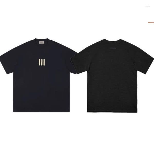 Men's T Shirts Loose Casual Cotton Fit Short Sleeve T-Shirt High Street Style Crew Neck Line Short-sleeved
