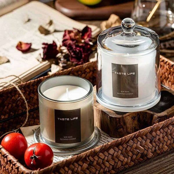Lavender Scented Candles,Relaxing Aromatherapy Candle, Glass Candle Gifts Women, Jar Candles for Home Decoration X260120