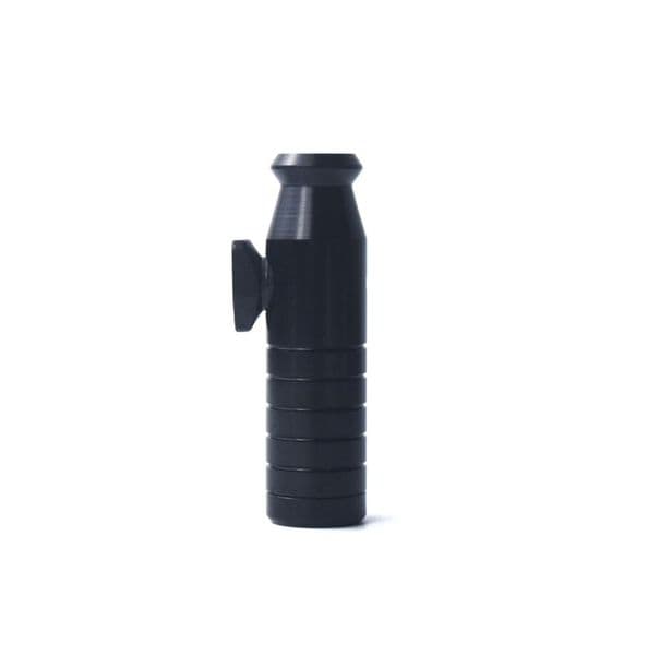 Smoking pipes Groove snuff bottle bullet shaped portable aluminum alloy metal pipe