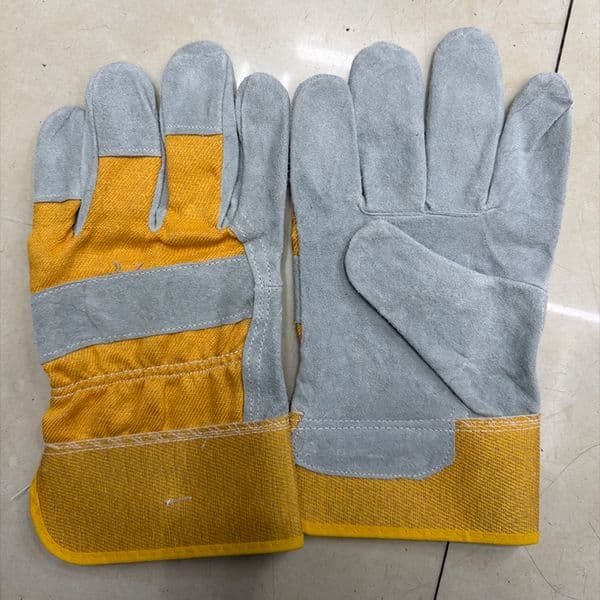 Genuine Furniture Leather Palm Universal Work Gloves Soft Comfortable Flexible Anti-Wear Anti-Slight Scratch