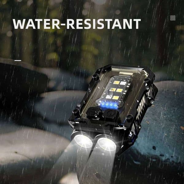 WARSUN Mini LED Flashlight SQ10 Rechargeable Keychain Torch Light with Clip Headlight for Outdoor Camping Hiking Emergency X260120