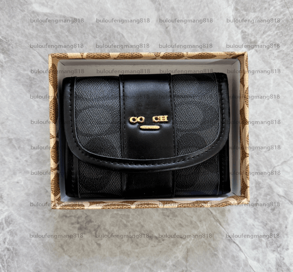 Brand Designer Cow Leather Fashion Mens Womens Purses High Quality Short Wallet ForMen Credit Card Wallets With Box