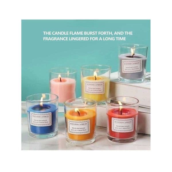 Scented candles for sleep, long-lasting fragrance in the bedroom, niche, high-end, romantic and creative colorful decorative ite X260120