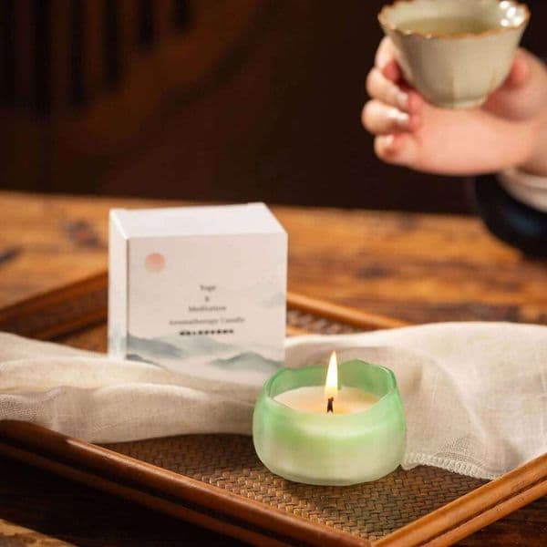 Soy Wax Scented Yoga Meditation Aromatherapy Candle Natural Portable Travel Candles in Tin Cans Perfect for Home Decor X260120