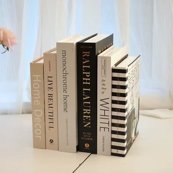 3Pcs/Set Decoration Fake Books Rich in layers Set of fake books Home Decor Ornaments cosmetic room Coffee Table Book 260119