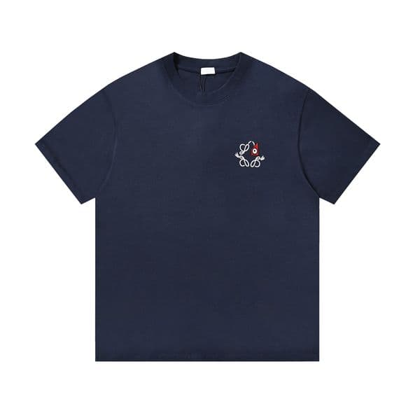 Men's Plus Tees & Polos t-shirts Round neck embroidered and printed polar style summer wear with street pure cotton y6121w10