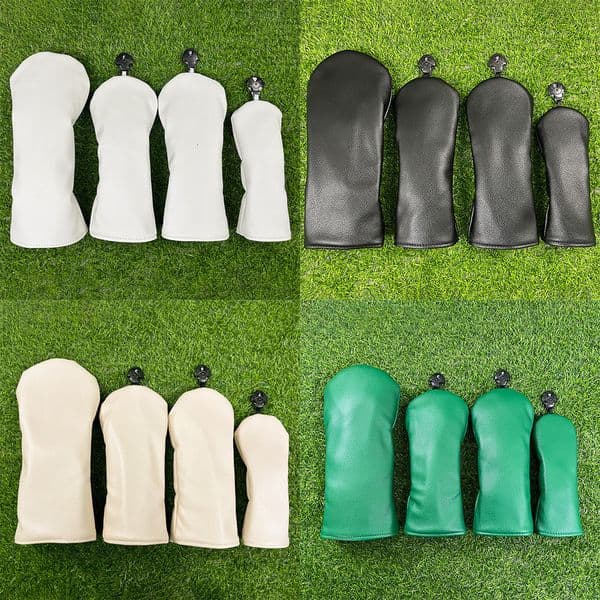 2026 New White Black Head Cover Durable Waterproof Providing The Protection For Your Golf Club Upf50 Sun Protection outdoor Clothing Bulk