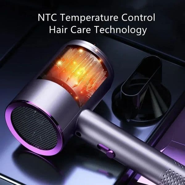 2000W Professional Hair Dryer High Speed with Negative Ion Fast Drying Low Noise Constant Temperature Salon Blower 260119