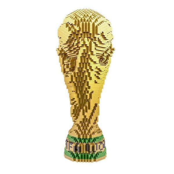 2026 New New World Golden Cup Micro Diamond Building Blocks Toy - Small Part Wooden Puzzle For Boys Toys Toys