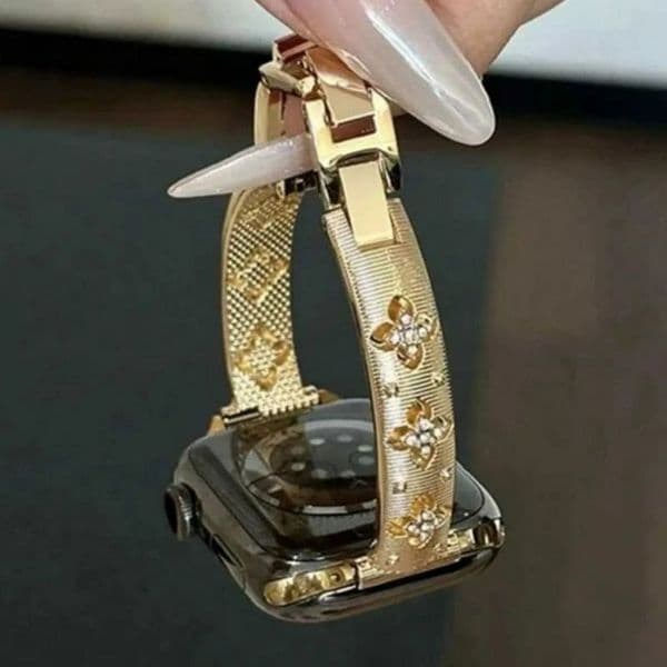 Bling Diamond Metal Smartwatch Straps Bracelet Link For iWatch Band Series 11/10/9 8/7/6/5/4/3 40mm 41mm 38mm 42mm 44mm 45mm 46mm 49mm wristands Correas