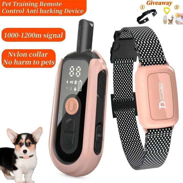 YHLC Smart Automatic Anti HD Digital Display Waterproof Collar For Dog Rechargeable Bark Stopper Stop Barking 26W01121