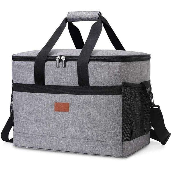 35L Large Capacity Collapsible Cooler Insulated Picnic Lunch Box Cooling Bag for Outdoor Travel Camping BBQ Family Party 26W0121