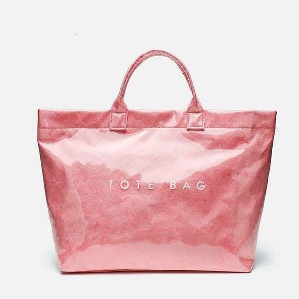 Cross-Border Hot-Selling Large Capacity Tyvek Fashion Transparent Waterproof Tote for Work Commute Mommy Bag