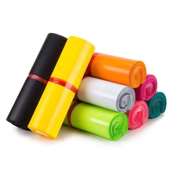 Shoe Clothing Compostable Self Adhesive Plastic Bags Socks and Fur Printed Postal Parcel Packaging