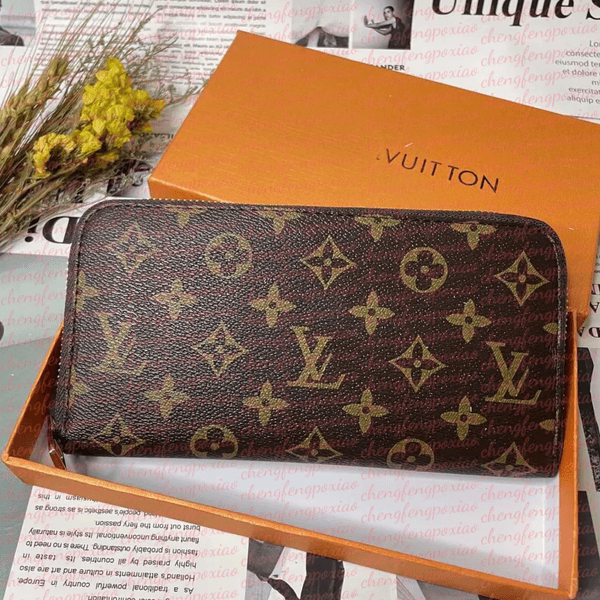 Fashion Designer Wallet Luxury ZIPPY WALLET Soft Leather Men Women Iconic textured Fashion Long Zipper Wallets Coin Purse Card Case Holder Wih Box Dust bag
