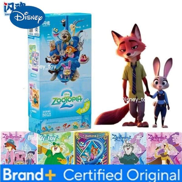 Disney Shining Soul Genuine Zootopia 2 Series Full Tracking Lite Version First Bullet Collection Anime Peripheral Card Gift H260122