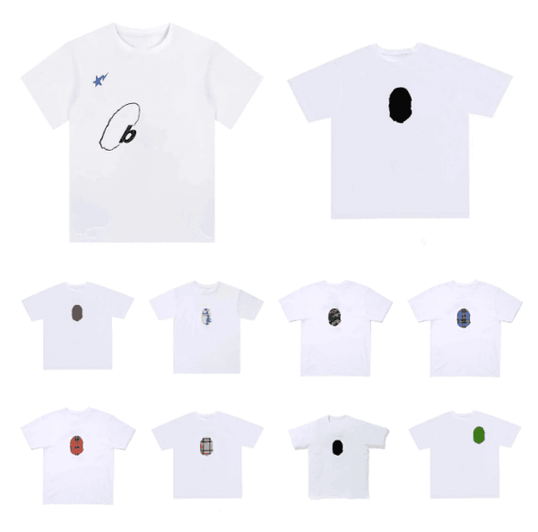 2026 Mens Designer T Shirt Tops T-Shirts sporty Womens Tees Trends Designer Cotton Short Sleeves Luxury Sharks Tshirts Clothing Street Shorts Sleeves Clothes