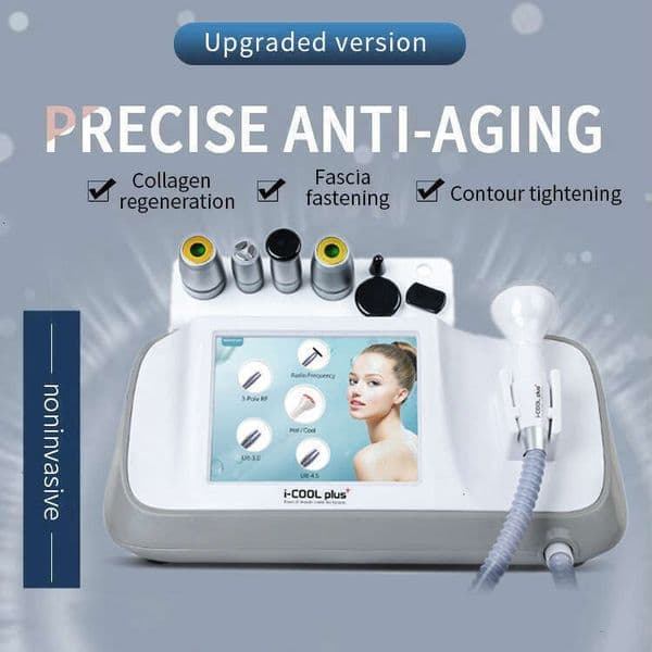 Factory Price Anti-Aging Skin Face Eye Lifting Firming Wrinkle Removal Non-Invasive Skin Smooth Ultrasound + RF Skin Smoothing Machine With Ice Hot Hamme