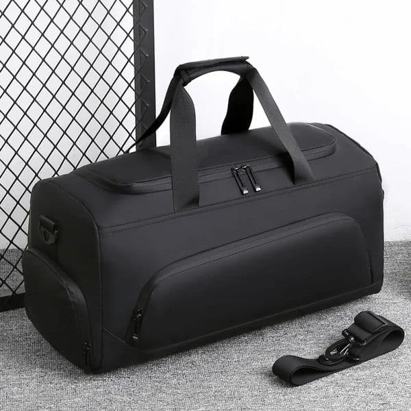 Sports Gym Bag Large Capacity HandbagPortable Travel Duffel Bag Multi-compartment with Shoes StoragePerfect for VacationGym 260120