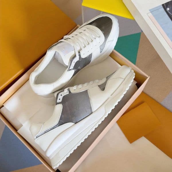 RUN AWAY Woman Real leather shoes men Sneakers Women Flats Luxury Designer Casual Shoes 35-45 kjryewl00001