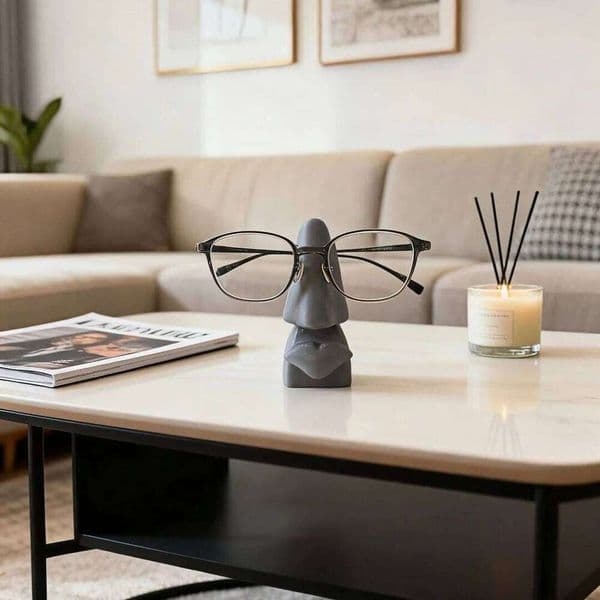 3D Printed Art Ornaments Personalized Nose And Lip Shape Desktop Decoration Glasses Holder Creative Home Decor 26H0122