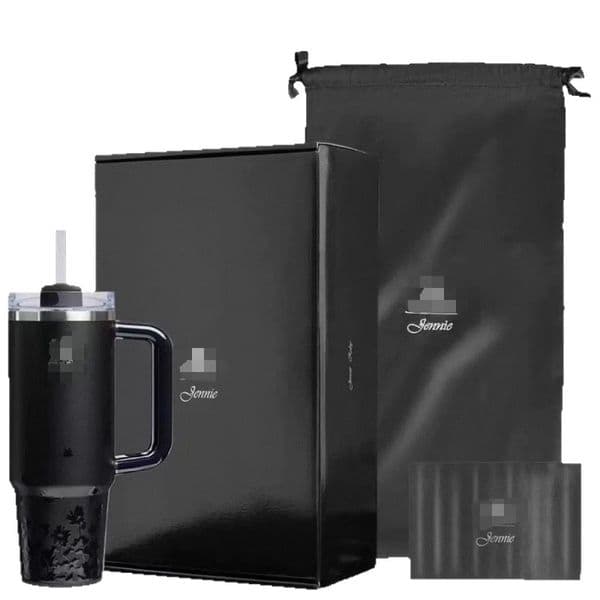 Large Capacity 304 Stainless Steel Straw-Thermos Cup with Travel Case