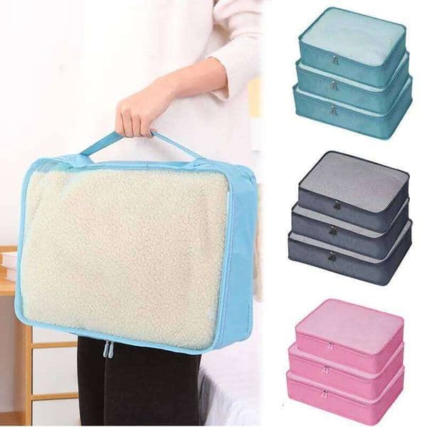 1/2pcs Compressible Packing Multifunction Travel Storage Bag Waterproof Suitcase Portable Luggage Organizer 3 Size S M L 26Y0122