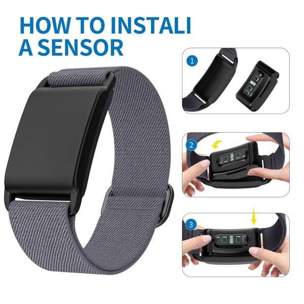 Compatible Watch Nylon Loop Wristband Whoop 4.0 Woven Canvas Integrated Elastic Strap