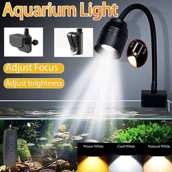 USB Aquarium plants Grow Light Super Slim LED 3W Aquatic Plant Lighting Waterproof Clip-on Lamp For Fish Tank 26L0123