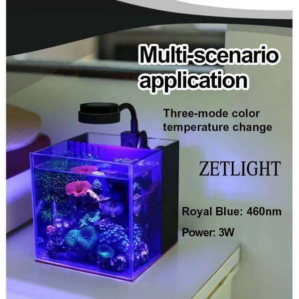 Zetlight lamp M1 Pro Full Spectrum Nano Small Aquarium Fish Tank Saltwater Marine Coral Reef LED and planted Light 26L0123