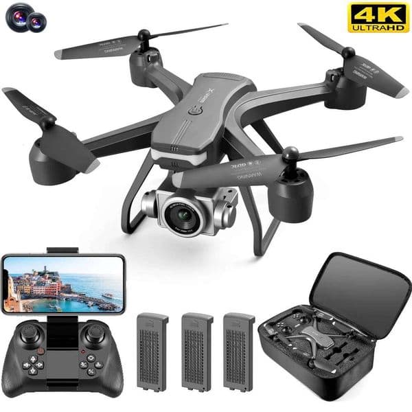4Drc V14 Drone 4K HD Dual Camera 6K WIFI FPV Height Hold Dron RC Helicopter Professional Mini Quadcopter Toys