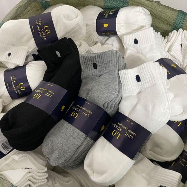 Mens Socks Womens Medium Length Cylinder Letter Cotton Stocking Sports Casual Embroidered 6 Pairs/lot Z260420 Z260428