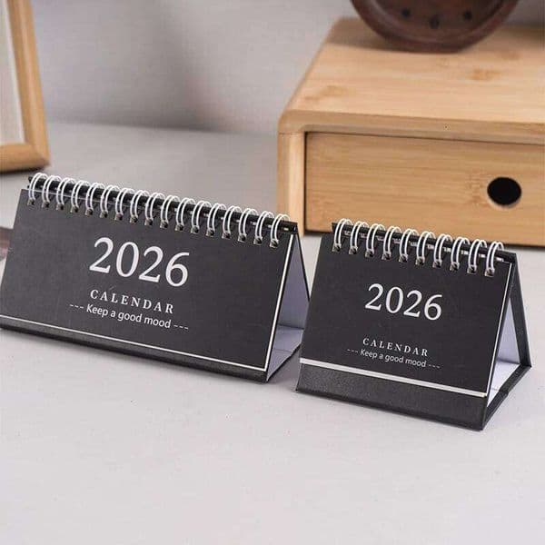 2026 Mini Desk Desktop Notepad Ornament Cute Simple Calendar,Christmas New Year Gift, Daily Planner Table Calendar 26L0123