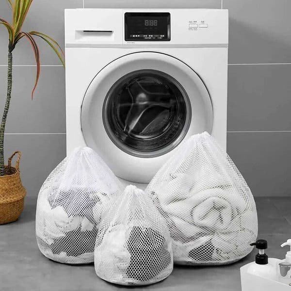 1PC Drawstring Laundry Large Capacity 4 Size Fine Coarse Mesh Wash Bag For Clothes Jeans Blankets Durable Washing Net 26Y0123