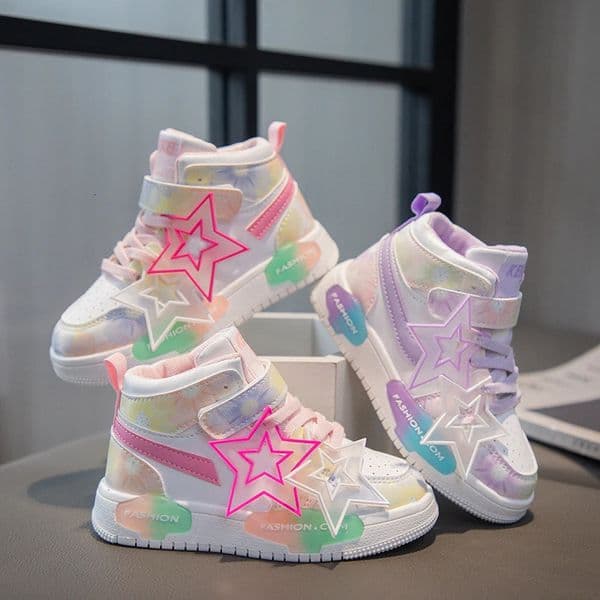 Spring Kids Fashion Classic Non-slip Children Sneakers Autumn Walking Shoes for Girls Casual Outdoor 251218